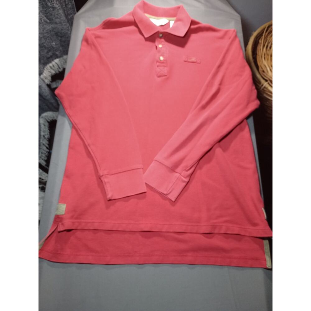 Orvis Long Sleeve Polo Shirt Men's Size Large